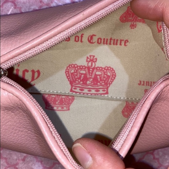 VINTAGE Juicy Couture Y2K PINK MINI BARREL BAG BARBIE BABY PINK LEATHER BAG - Picture 14 of 14
